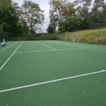 Réfection court de tennis en Gazon synthétique Fontainebleau