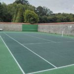 Réfection court de tennis en Béton Poreux Fontainebleau