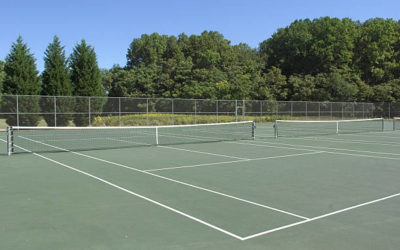 Planification de la Rénovation des Courts de Tennis en Béton Poreux à Mougins