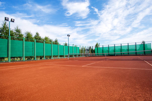 Construction Court de Tennis en Terre Battue à Lyon 