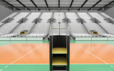 Construction terrain de tennis Toulon : Service Tennis et ses Tribunes Couvertes