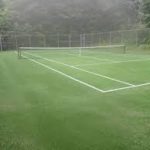 Constructeur court de tennis en gazon synthétique