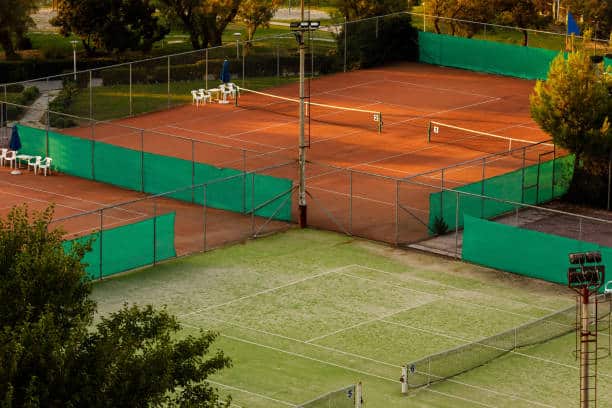 Construction court de tennis en terre battue Cannes