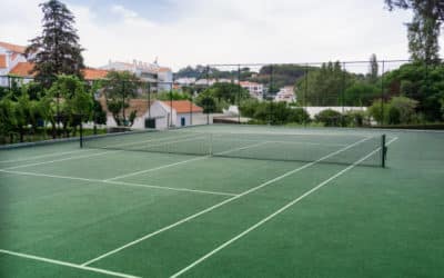 Construction  court de tennis en gazon synthétique à Nice : un pas vers le développement durable