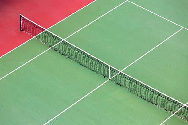 Rénovation court de tennis en Résine