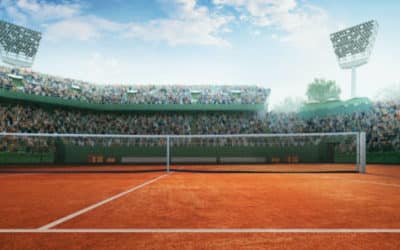 Équipements de jeu pour un court de tennis attractif