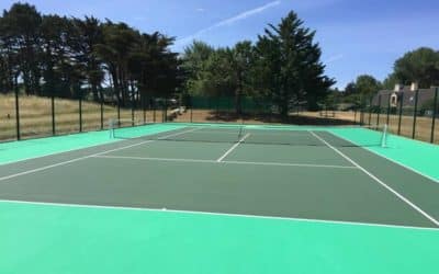 Les Avantages Ergonomiques de la construction d’un Court de Tennis en Béton Poreux à Saint-Raphaël