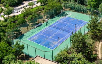 Rénovation Court de Tennis à Nice pour les Les Surfaces de Jeu Multisports dans les Hôtels de Luxe