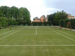 constucteur court de tennis en gazon synthetique a nice