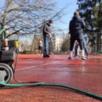 Entretien courts de tennis fréjus