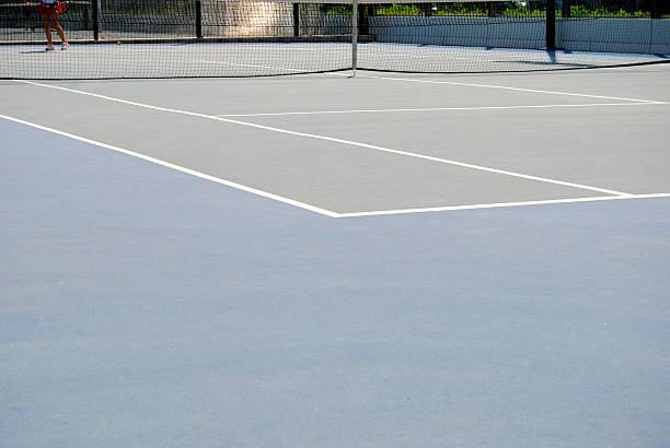 Constructeur terrains de tennis en beton poreux Nice