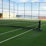 Construction d'un court de tennis en gazon synthétique