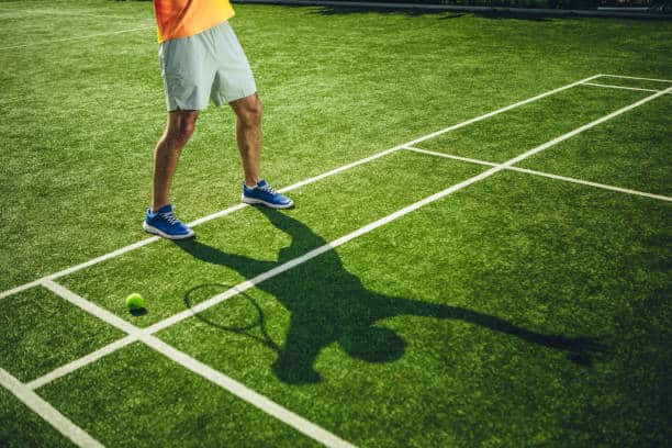 Construction court de tennis en gazon synthétique Menton