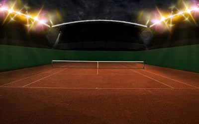 L’intégration d’espaces verts autour d’un court de tennis à Mougins pour les hôtels