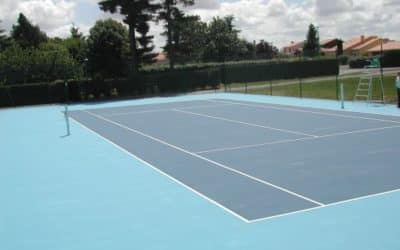 La Construction d’un Court de Tennis en Béton Poreux à Saint-Raphaël