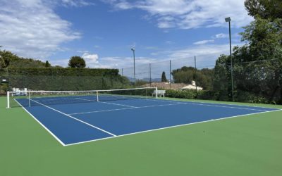 Critères importants dans la construction d&rsquo;un court de tennis en Résine synthétique à Mandelieu-la-Napoule