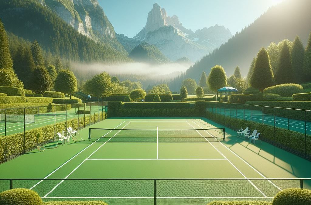 Construction court de tennis en Gazon synthétique Manosque