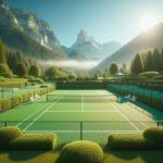 Construction court de tennis en Gazon synthétique Manosque