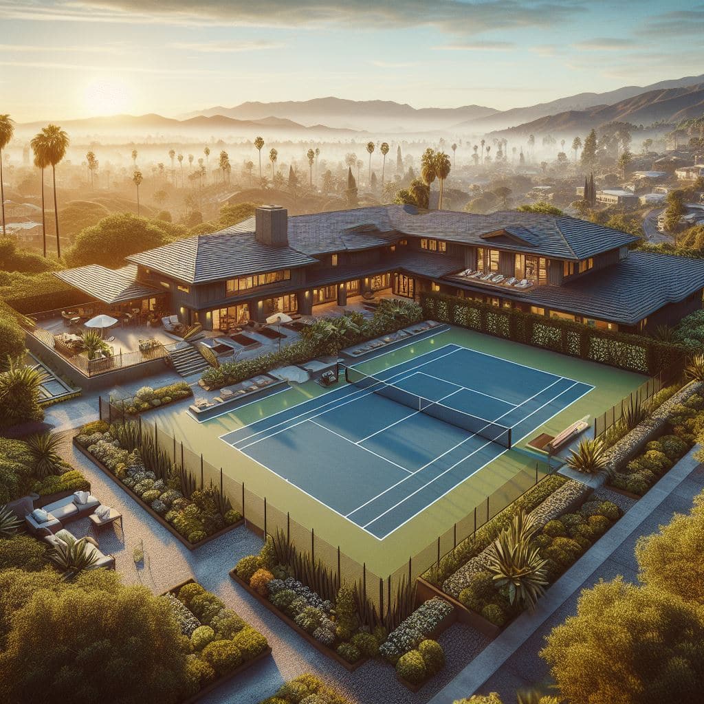 Construction court de tennis en Béton Poreux Theoule sur mer 