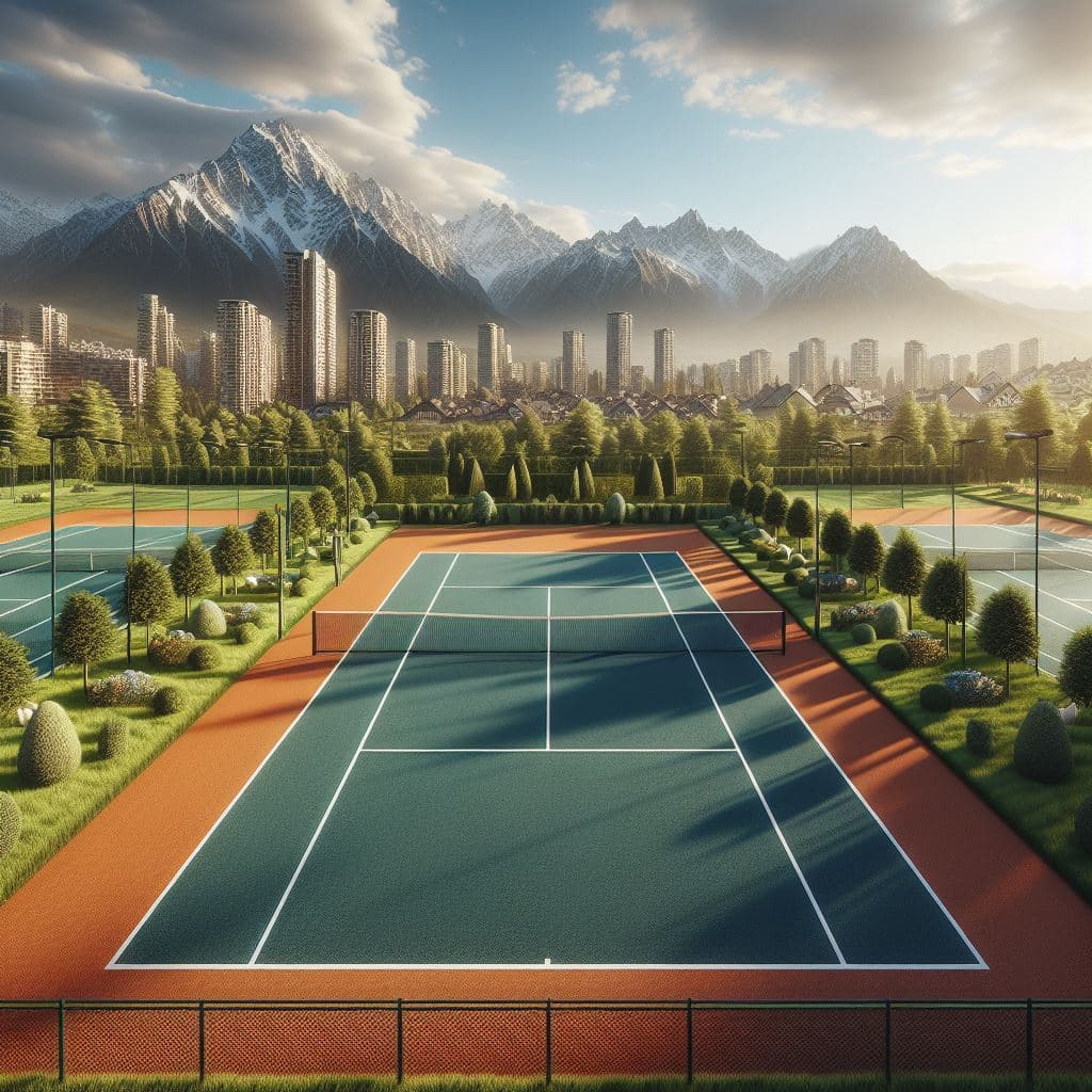 Constructeur court de tennis en Béton Poreux Theoule sur mer