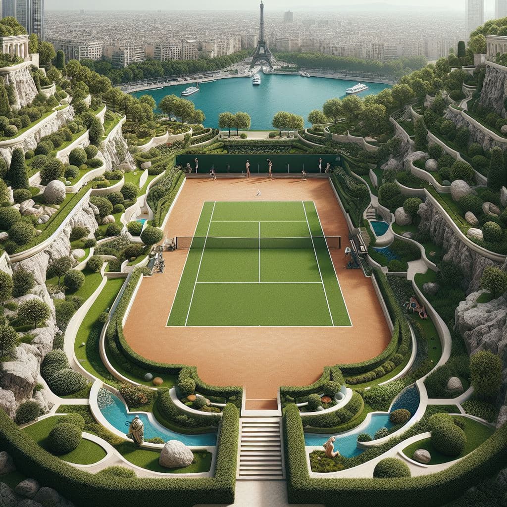 Constructeur court de tennis en Béton Poreux Theoule sur mer