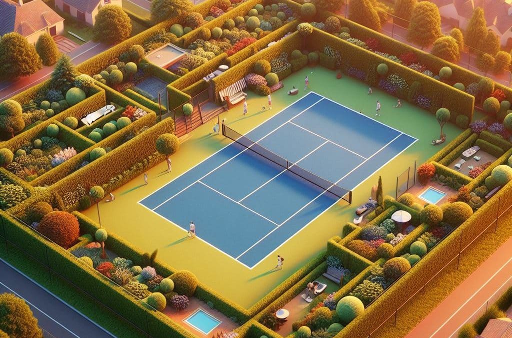 L&rsquo;Expertise du Service Tennis dans la Construction d&rsquo;un Terrain de Tennis en Résine Synthétique à Sète