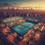 Construction terrain de tennis en Résine synthétique Sete