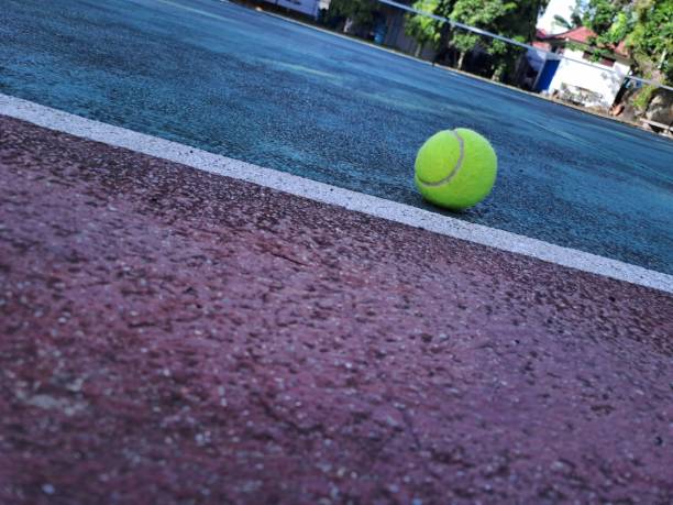 Réfection du Court de Tennis en Béton Poreux à Alençon par Service Tennis