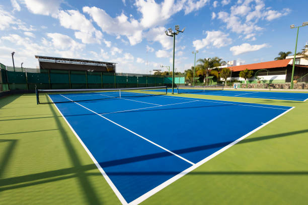 Réfection de Court de Tennis en Résine Synthétique Alençon pour les Hôtels par Service Tennis
