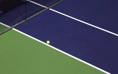 Réfection court de tennis en Béton Poreux Alençon pour les Hommes de sport par Service Tennis