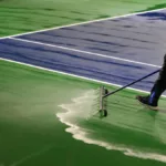 Réfection court de tennis en Résine synthétique Argenteuil