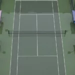 Rénovation terrain de tennis en béton poreux paris