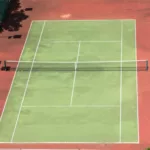 Construction d'un court de tennis pour les hôtels