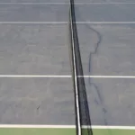 Rénovation court de tennis en béton poreux paris