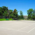 Rénovation court de tennis saint tropez