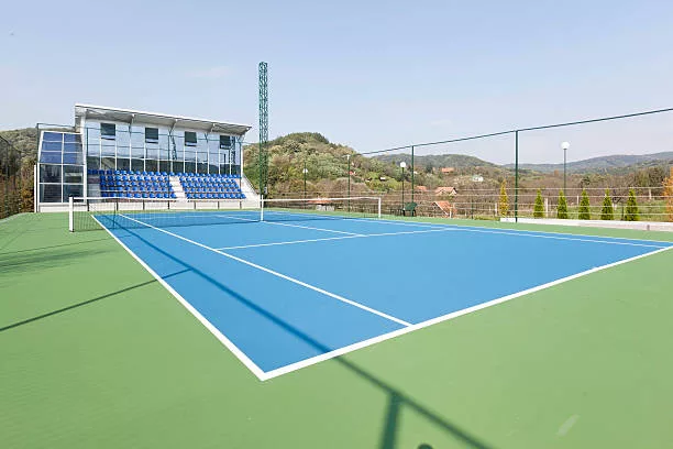 construction court de tennis à Aix-en-Provence