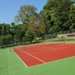 Surface terrain de tennis