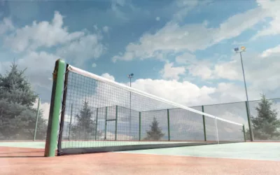 Quels équipements sont inclus dans une construction court de tennis à Mougins clé en main ?