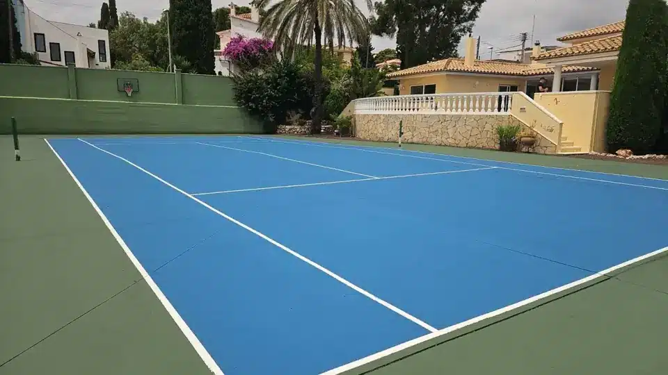 Court de tennis réalisé par Service Tennis