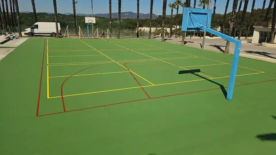 Court de tennis réalisé par Service Tennis