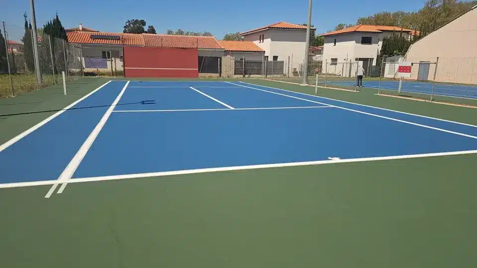Court de tennis réalisé par Service Tennis