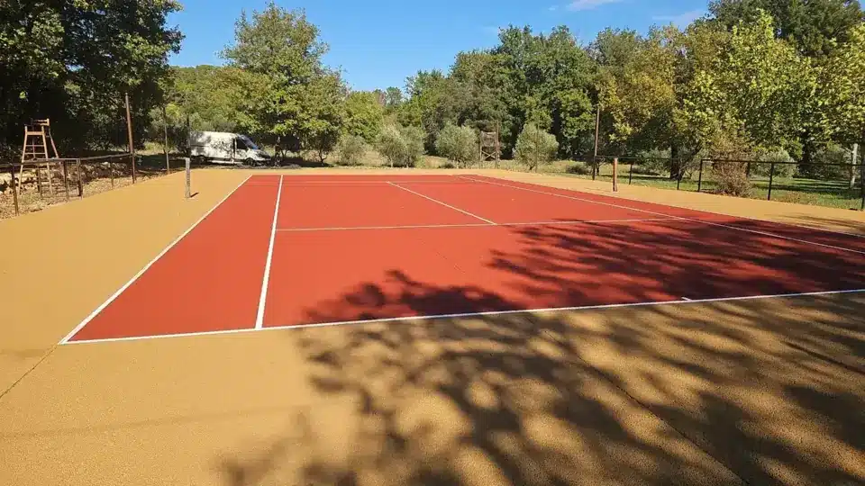 Court de tennis réalisé par Service Tennis