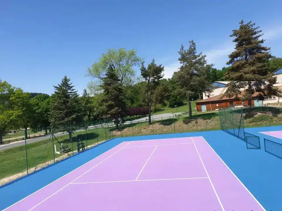 Court de tennis réalisé par Service Tennis