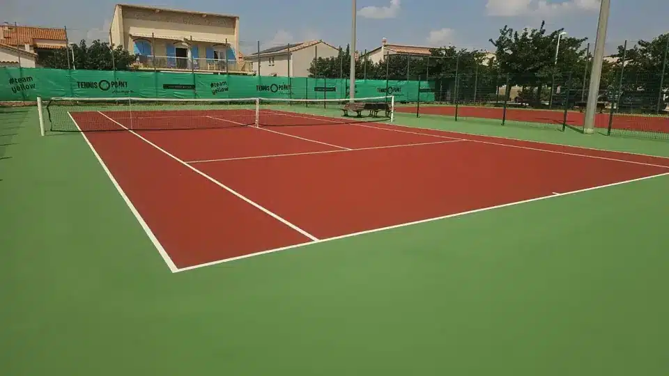 Court de tennis réalisé par Service Tennis