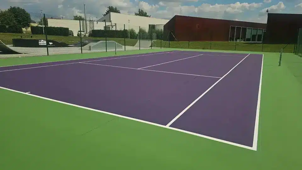 Court de tennis réalisé par Service Tennis