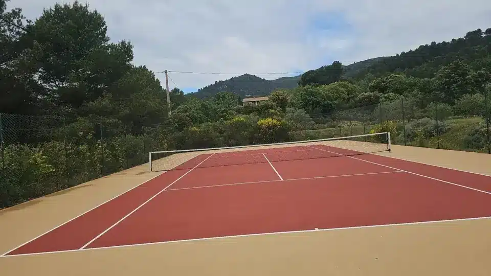 Court de tennis réalisé par Service Tennis