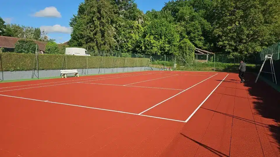Court de tennis réalisé par Service Tennis