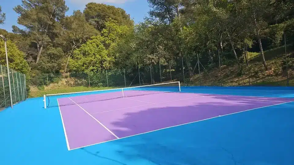 Court de tennis réalisé par Service Tennis