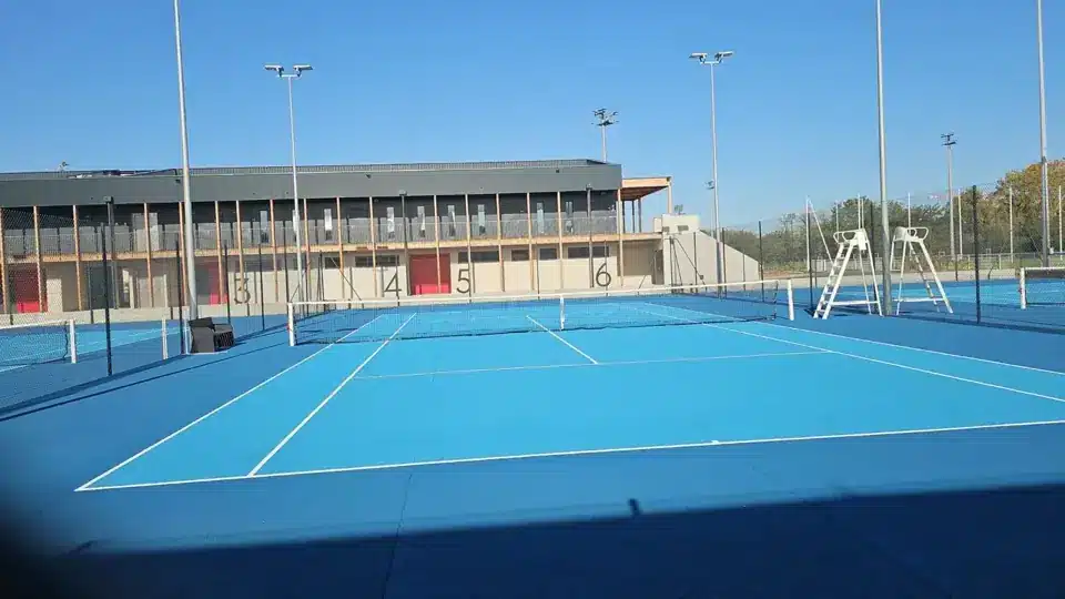 Court de tennis réalisé par Service Tennis