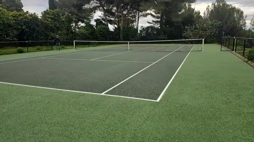 Court de tennis réalisé par Service Tennis